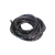 黑白缠绕管包线管电线保护套pe绕线管螺旋束线管收纳理线电源 黑色Φ4(18米)