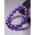 颖福紫水晶手链6-16mm巴西紫色水晶珠子散珠串珠单圈手串男女 珠径约11mm