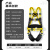 SHANDUAO 五点式安全带 高空作业安全绳双钩国标套装 全身式保险带AD9040 双大钩1.8米