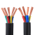 国标电线电缆三相四线RVV4芯5芯1 1.5 2.5 4 6平方铜芯软护套线 (3+1)4芯6平方100米