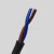 国标铜RVV护套线2二3三芯4四五芯2.5 46 10 16平方电缆电源电线 2芯10平方(1米)
