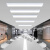 加达斯办公室LED吸顶灯简约长方形办公灯具会议室健身房高亮吊顶长条灯 白色 90*20CM LED白光