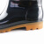 盖歇茂（gxm）劳保雨靴 pvc高帮防滑防水防刺工业防护 黑色 45码