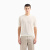阿玛尼（Emporio Armani）/阿玛尼2024春季新款男士全棉圆领短袖网眼针织T恤 0128-米白色 M