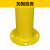 U型M型双层钢管防撞护栏道路防护固定U型加油站停车位桩隔离警示 M双76*1300*600*2.0黑黄