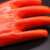 鲁工 手套加厚款PVC石油化工劳保手套耐磨12双 橙纱橙满挂 