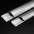 海斯迪克 铝合金线槽半弧形 金属防踩线槽 地板地面穿线金属线槽 长1m (6号) HKHE-012