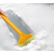冬季车用除雪铲硅胶不伤车多功能刮霜扫雪清去冰工具汽车铲雪 中号牛筋款32cm
