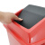 兰诗（LAUTEE）XDL-25B 新国标分类摇盖方形垃圾桶 物业环卫垃圾桶 25L红色-有害垃圾
