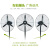 海斯迪克 工业风扇 强力电风扇 立式大风力摇头扇 落地扇塑叶 750型 HKT-321