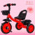 oein大龄儿童推车儿童三轮车脚踏车1-6岁大号婴幼儿多功能宝宝手推车 经典C款红色