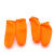 半导体微电子分发报纸印刷行业点钞耐拉伸弹力防水防油一次性手指套橡胶保护指套防滑手指套 橙色中号（100个）