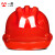 一盾免费印字 国标加厚安全帽工地男领导透气建筑工程监理头盔定制LOGO 红色 三筋透气国标