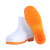 阿力牛 AZF08 男式PVC低筒雨鞋 牛筋底低帮雨靴 车间工厂防水防油工作水鞋胶鞋 白色 40 