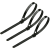 联嘉 自锁式尼龙扎带 捆绑带束线带塑料扎带 黑色8.8x750mm 100条/包