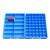 方形塑料盒零件盒分格箱分类收纳零件盒分隔五金工具整理周转箱子 浅12格//450*357*52