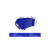 和一可塑 塑料仓库收纳物料零件盒（250*155*110mm）A2蓝色 单位：个