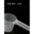 透明带刻度蛋白粉勺奶粉勺米粉量勺烘焙粉剂液体实验量杯勺子 50毫升带刻度量勺(25克)3只装