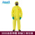Ansell 3000防酸碱全身防尘防液体喷溅实验室 连体+防酸性气体硅胶全面具+手套+靴 3XL