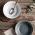 亿嘉IJARL 碗碟套装陶瓷泡面碗餐具盘子米饭碗家用汤碗北欧碗盘组合拉面碗莫兰迪系列 莫兰迪燕麦杯灰色