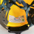 麦锐欧 国标玻璃钢安全帽 ABS安全帽 黄色