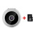 尼纳斯微型家用聚像头猫眼头无线家用1080夜视安防摄影机智能高清相 白色简装+8g内存卡