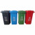 昂来瑞特 垃圾桶 挂车式 WHLJT-240L 720x575x1080