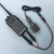 对讲机充电器座充线充USB万能夹子插卡公网座子可定做改装通用型 1号夹子黑红线