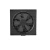 奥克斯 AUX 12寸黑色百叶窗换气扇 无线遥控带网排风扇窗式排烟抽风机小型排气扇 AUX-APB-30-H+WZ+PQS-YKQ