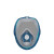 海固HG-800防毒面具普通螺旋式全面罩防毒气防尘喷漆化工用（不含过滤件）宝蓝灰色-硅胶 1个
