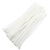 汇采 尼龙扎带 塑料绑带 捆扎带 束线扎线带 电缆扎带 白色8×400mm 200根