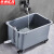 京洲实邦 卫生间拖把池可移动阳台洗拖布地盆【固定拖把池】ZJ-2685
