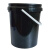 工业用桶 20升加厚密封塑料油漆桶 手提带盖包装桶 打包桶 20升丝网印白色 塑料桶