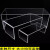 金格羽亚克力置物架桌面U型展示架柜子透明增高架挡板衣橱分层隔板的 尺-寸需联系报价