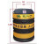 澳颜莱电线杆防撞桶交通警示桶反光膜电杆路灯保护桶防撞墩圆柱 第三号1.2米防撞桶