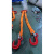 起重吊带吊绳2吨2腿4腿10吨吊装带扁平吊带组合吊索具5吨柔性吊带 三腿 5吨2米【总承重】
