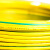 五彩 江南电缆 (JIANGNAN CABLE) 家装用铜芯单芯多股软电线 BVR 10平方,黄绿色 100米