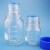 玛仕福 蓝盖试剂瓶 透明丝口玻璃瓶 螺纹口带刻度透明样品瓶 中性料100ml 