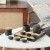 苏氏陶瓷（SUSHI CERAMICS）茶具套装实木手柄双侧把茶壶茶叶罐整套日式功夫茶具配竹面储水式茶盘茶托礼盒装