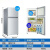 海尔（Haier）冰箱三门/两门双开门风冷无霜/节能直冷小型家用小冰箱家电超薄电冰箱 118升两门节能直冷BCD-118TMPA