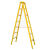 玻璃钢绝缘人字梯关节梯伸缩梯升降梯子电工梯折叠梯凳电力直单梯 9.0米升降梯