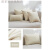 纯色加厚亚麻腰枕沙发抱枕靠垫客厅大号 长方形靠枕 加厚亚麻米白色 40*60(套子+芯)