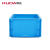 库达EU4322物流箱欧标物流箱塑料周转箱物流周转箱储物箱仓库车间工业塑料物流箱可堆叠可配盖子 蓝色 