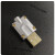 适用于手机插头配件type c外壳USB金属外壳数据线充电线键盘线DIY 白色4.2外径6芯线 多拍长度累加