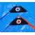 金诗洛 KZYT10 防水防雨篷布 PE雨棚布油布帆布 工业用加厚彩条布 2米*3米