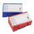 柯瑞柯林CXBQR0510磁性标签仓库标识牌货架标签物料卡红色软磁100个装出口专供