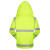 厚创 安全反光雨衣雨裤套装男女式双层透气成人户外骑行路政执勤外卖雨衣 XL号170CM-175CM