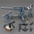 定制乐高二战军事人仔德军苏军重武器机枪榴弹炮反坦克炮装备包小玩具 10078-5如图