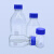 华鸥 1406 螺口试剂瓶 高硼硅出口蓝盖瓶螺纹细小口带刻度 螺纹口试剂瓶3.3料 500ml