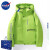 NASA ENGE新款三合一冲锋羽绒服男士可拆内胆连帽外套男女情侣款夹克男上衣 羽绒916白色 XL（建议体重140-160斤）